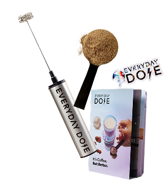 <p><strong>FIRST ORDER:</strong></p><ul><li>USB Rechargeable Frother</li><li>Gunmetal Dose SpoonΒ </li><li>Otherwork breathwork app access</li><li>Wellness Booklet</li><li>Everyday Dose Sticker</li></ul> image