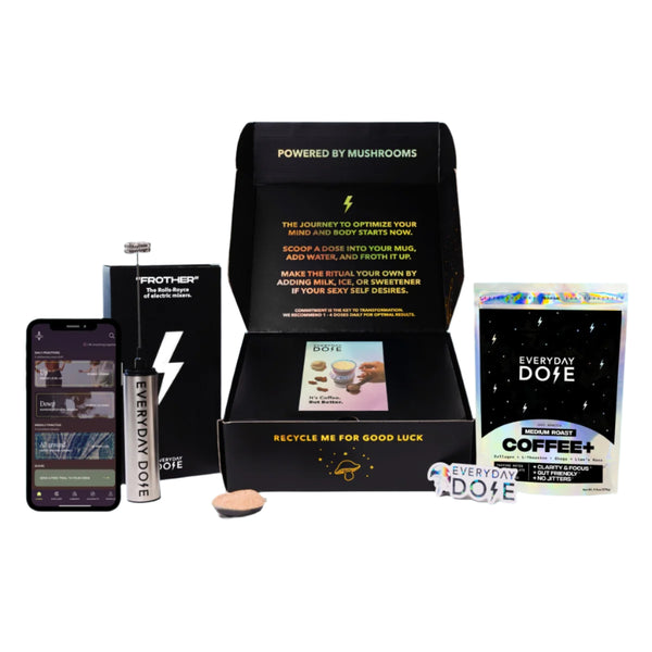 30 Servings of Coffee+ Medium Roast + FREE Starter Kit