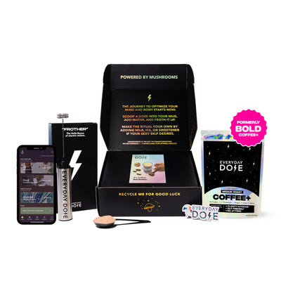 30 Servings of Coffee+ Medium Roast + FREE Starter Kit