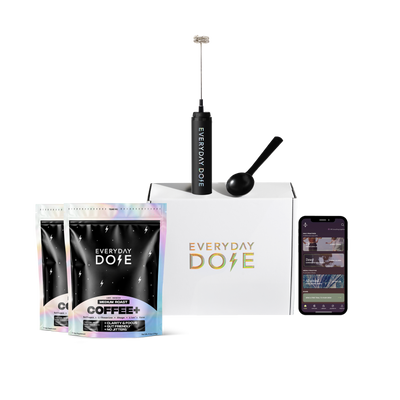 60 Servings of Coffee+ Medium Roast + FREE Starter Kit