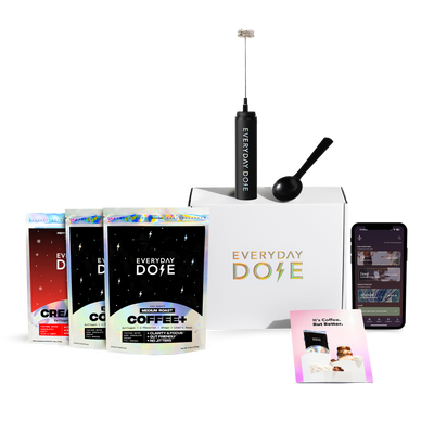 60 Servings of Coffee+ Medium Roast + FREE Starter Kit