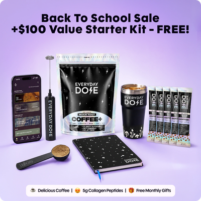 60 Servings of Coffee+ Medium Roast + FREE Starter Kit