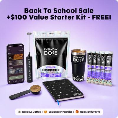 60 Servings of Coffee + FREE Starter Kit + Back To School Bundle (gigit)