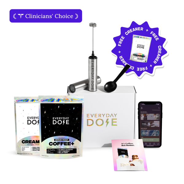 30 Servings of Coffee+ Medium Roast + FREE Starter Kit