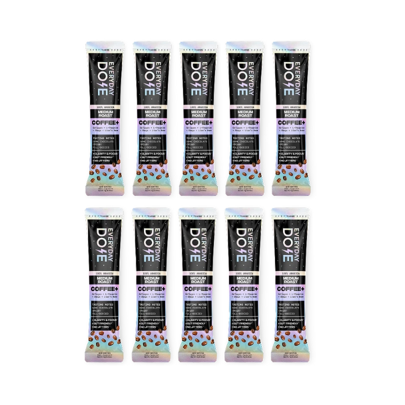 Medium Coffee+ To-Go Sticks (Pack of 10)