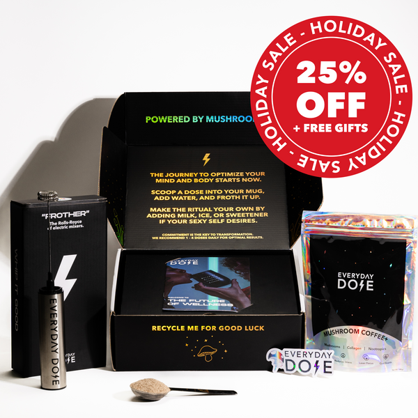 30 Serving of Mushroom Coffee + FREE Starter Kit (25% off Holiday Special)