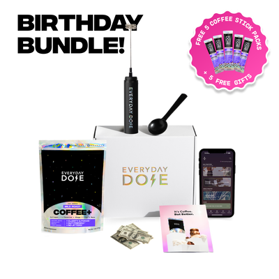 30 Servings of Coffee + FREE Starter Kit + A2 Probiotic Creamer+