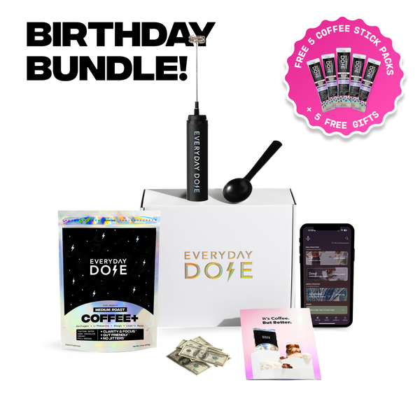 30 Servings of Coffee+ Medium Roast + FREE Starter Kit