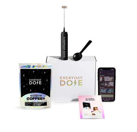 30 Servings of Coffee+ Medium Roast + FREE Starter Kit – Everyday Dose