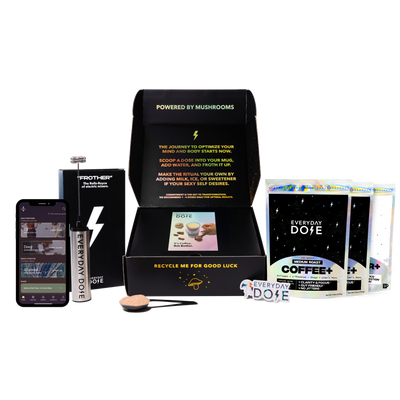 60 Servings of Coffee+ Medium Roast + FREE Starter Kit