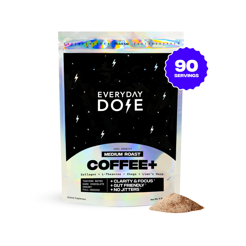 90 Servings Coffee+ Medium Roast
