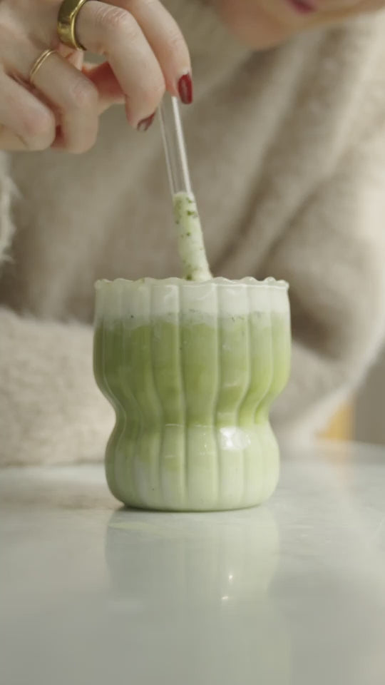 Demonstration of how to prepare Everyday Dose Matcha