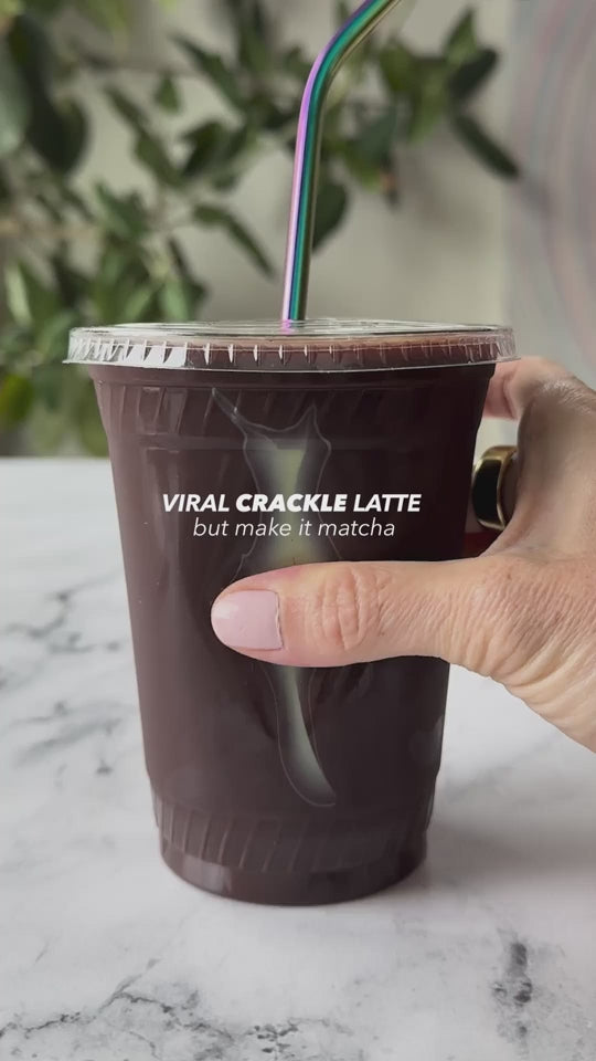 Crackle Matcha Latte Recipe