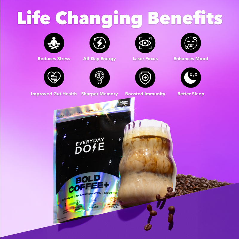 90 Servings of Bold Coffee + FREE Starter Kit