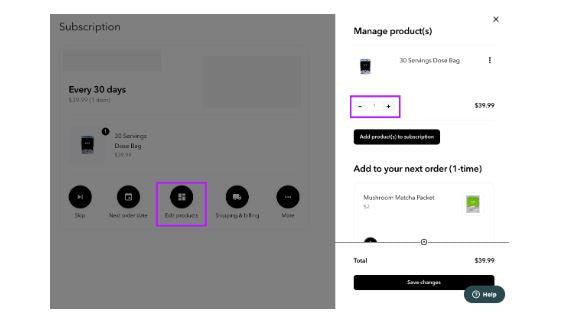 product quantity faq